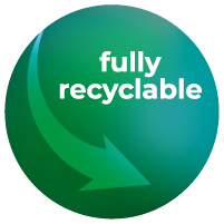 Logo fully recyclable