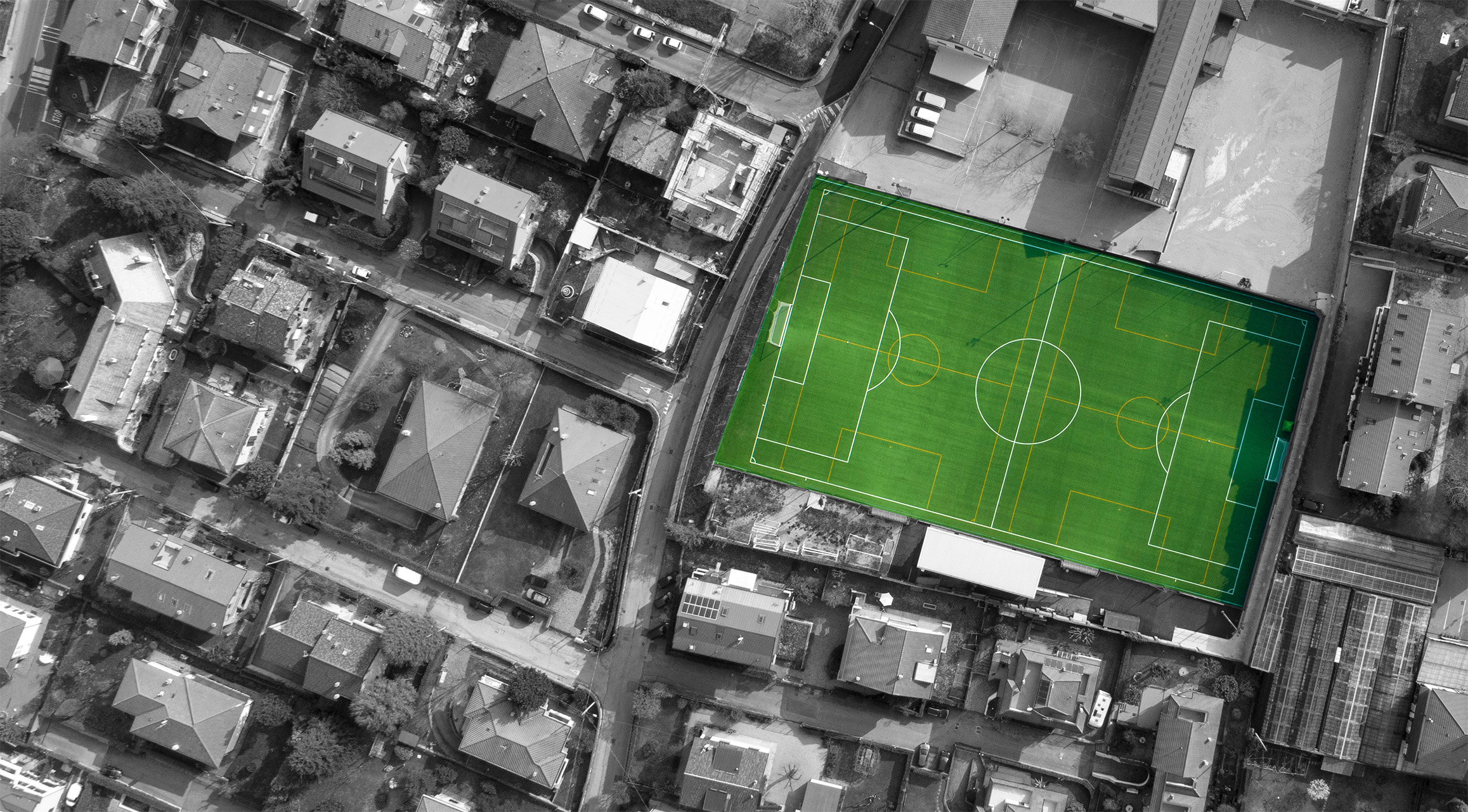 Domo Sports Grass enriched with Pureti - Sports field in city