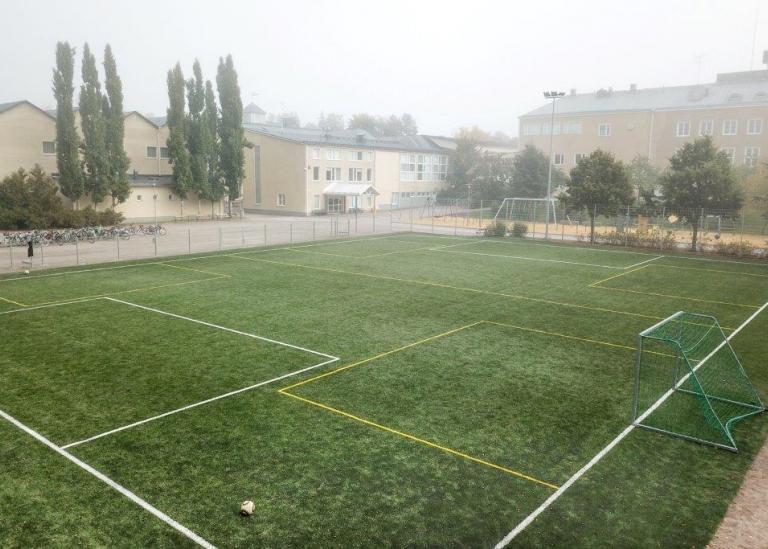 Domo Slide DS - Reference FI Kerava - Savio School - Domo Sports Grass
