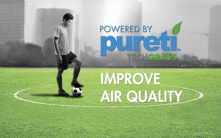 PURETi TECHGRASS - Domo Sports Grass - improve air quality -product