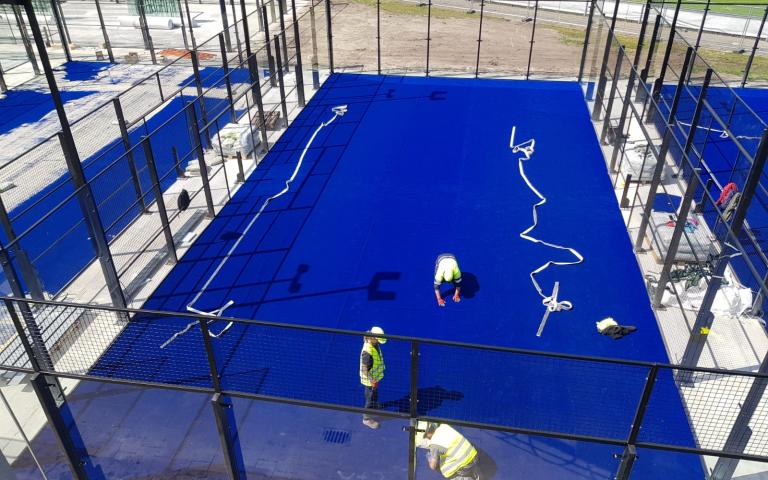Installation support - Domo Padel PE/F - Domo Sports Grass