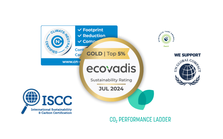 Certificazioni e reti di sostenibilità - EU Green Deal - Domo Sports Grass