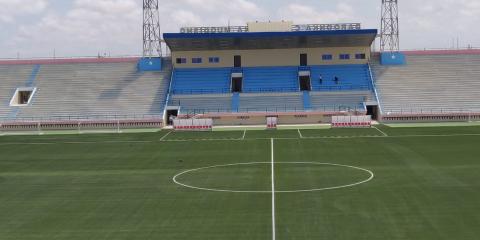 Domo Sports Grass builds new soccer pitch for the National Stadium of Somalia in Mogadishu